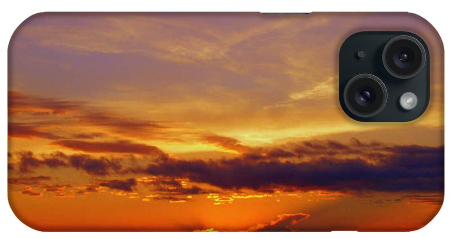 Sunset iPhone Case featuring the photograph Southern Sunset by Toni Hopper