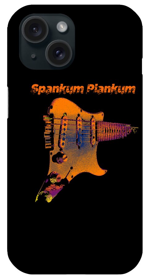 Fender iPhone Case featuring the digital art Spankum Plankum by Guitarwacky Fine Art