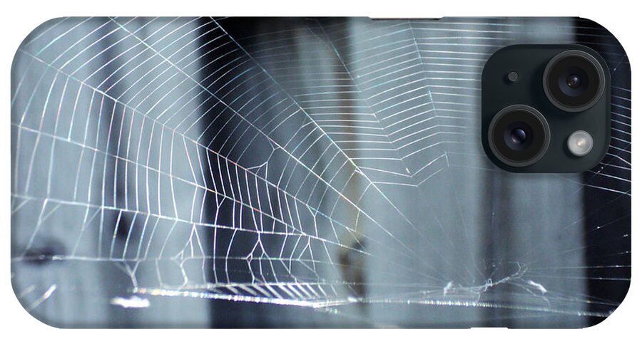 Cobwebs iPhone Case featuring the photograph Spider Web by Megan Dirsa-DuBois
