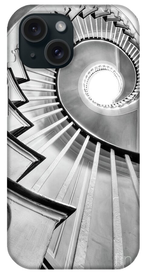 Spiral Staircase iPhone Case featuring the photograph Spiral Staircase Lowndes Grove by Dustin K Ryan