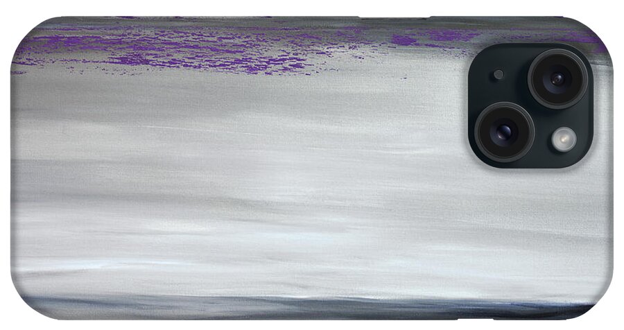 Purple iPhone Case featuring the painting Splash of Purple 1 by Tamara Nelson