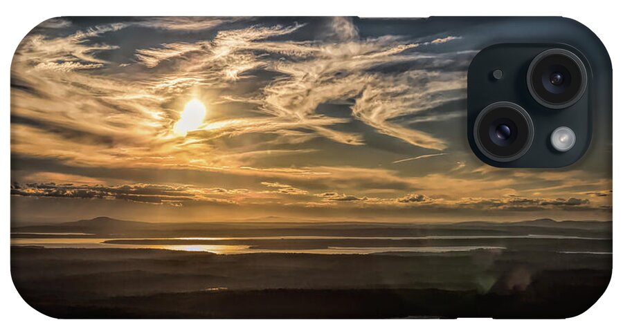 Mount Desert Island iPhone Case featuring the photograph Splendorous Sunset by John M Bailey