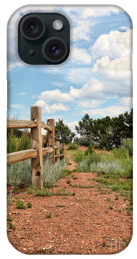 Clouds iPhone Case featuring the photograph Split Rail Fence by Lawrence Burry
