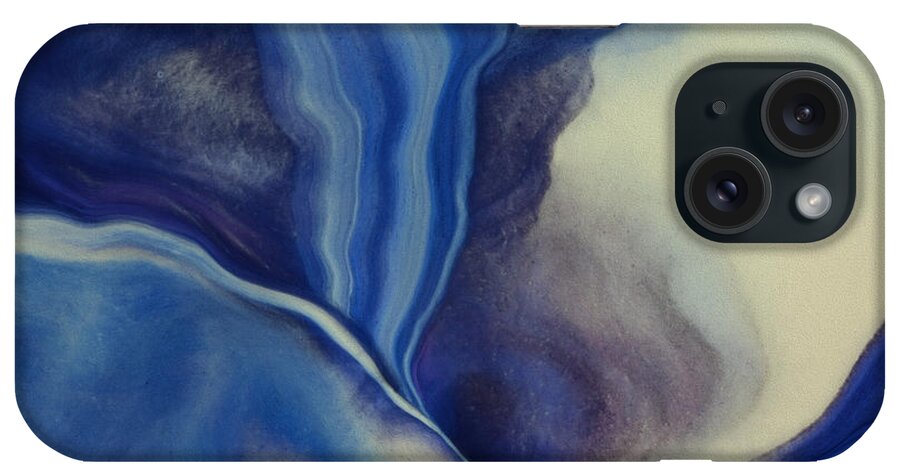 Abstract iPhone Case featuring the painting Split View by Patti Schulze