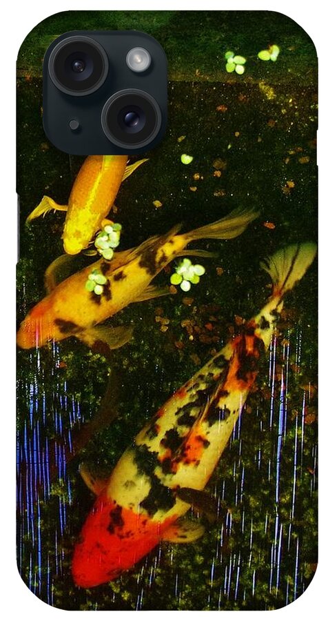 Spoor iPhone Case featuring the photograph Spoor Fish Water Flowers 2 by Phyllis Spoor