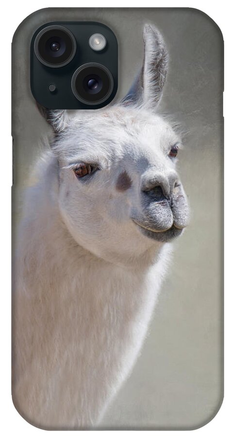 Llama iPhone Case featuring the photograph Spot by Robin-Lee Vieira
