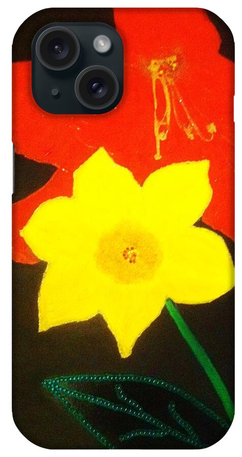  iPhone Case featuring the painting Spring 1 by Lilliana Didovic