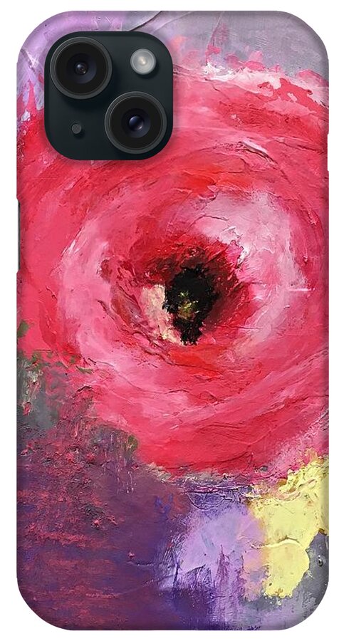 Rose iPhone Case featuring the painting Spring Beauty by Mary Mirabal