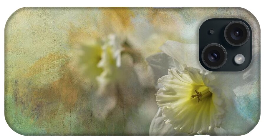 Daffodils iPhone Case featuring the photograph Spring Daffodils by Eva Lechner