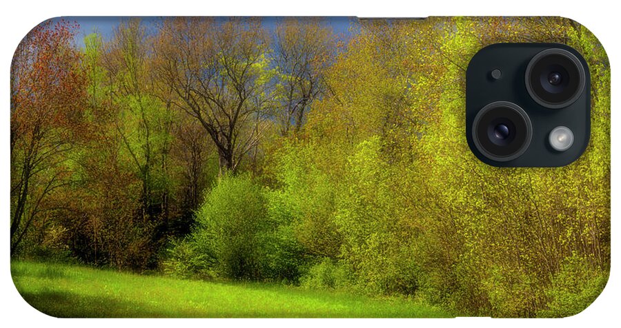 Spring iPhone Case featuring the photograph Spring Field Edge Impression #1 by Irwin Barrett