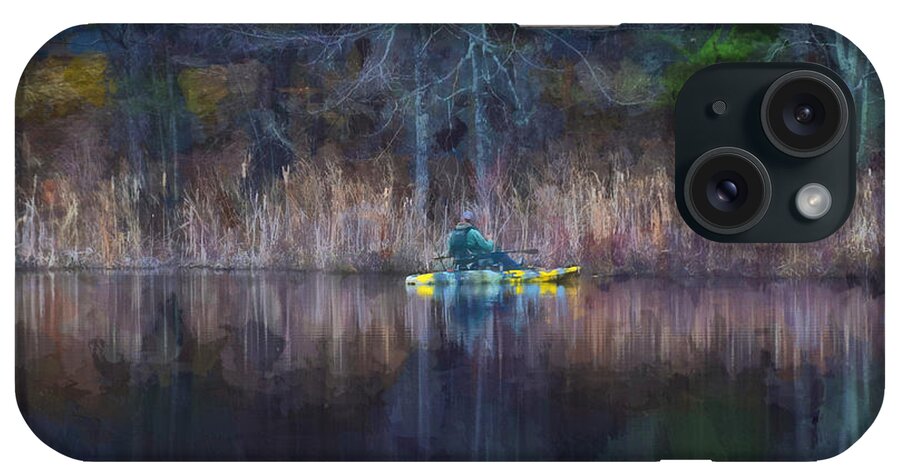 Lake iPhone Case featuring the photograph Spring Fishing by Tricia Marchlik