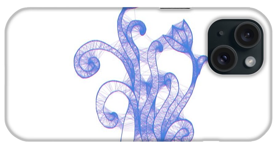 Flower iPhone Case featuring the painting Spring Flower 4c by Celestial Images