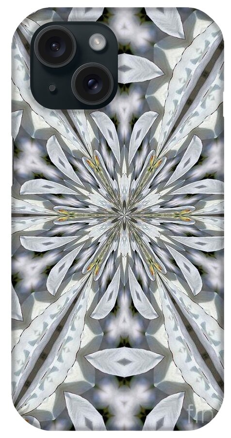 Mccombie iPhone Case featuring the painting Spring Pink Kaleidoscope by J McCombie