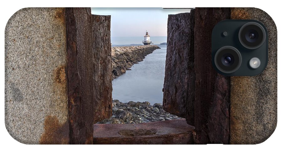 Casco Bay iPhone Case featuring the photograph Spring Point Ledge Light House by Susan Candelario