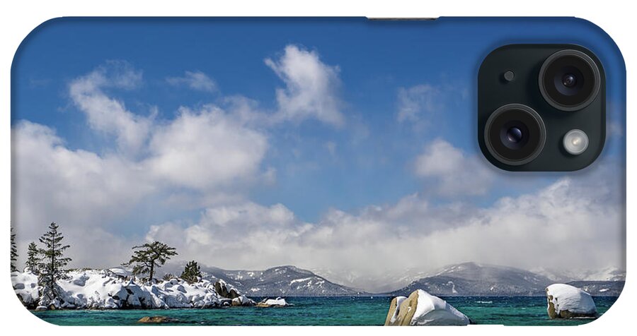 Snow iPhone Case featuring the photograph Spring snow by Martin Gollery