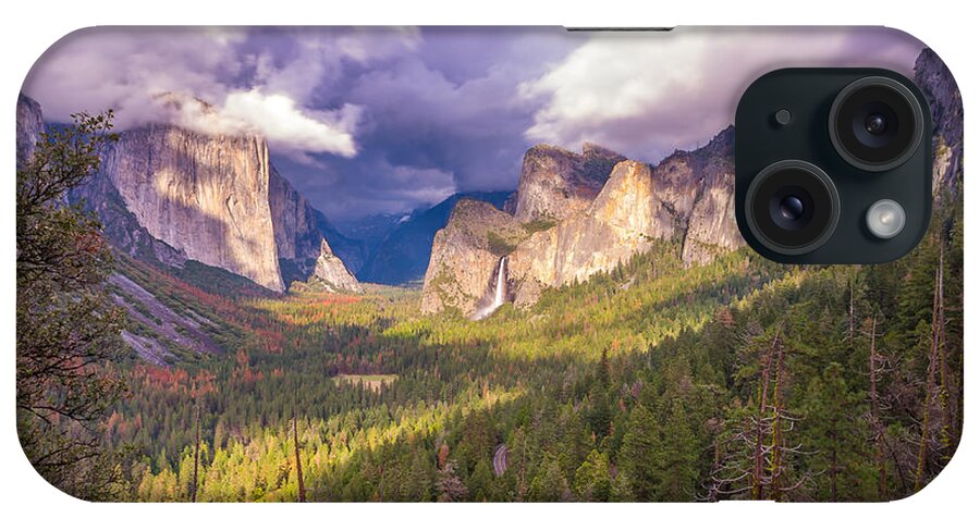 Amazing iPhone Case featuring the photograph Spring Storm in Yosemite Valley by Scott McGuire