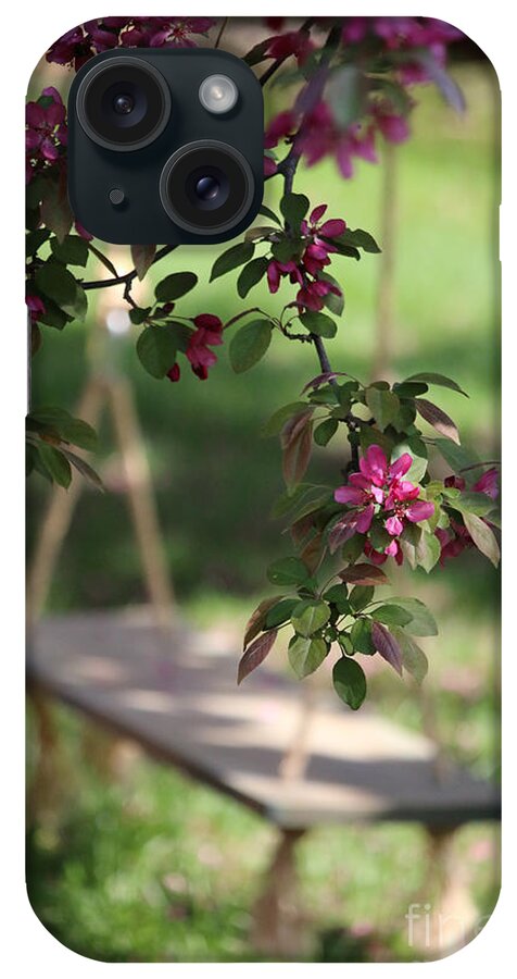 Flower iPhone Case featuring the photograph Spring Swing by Susan Herber