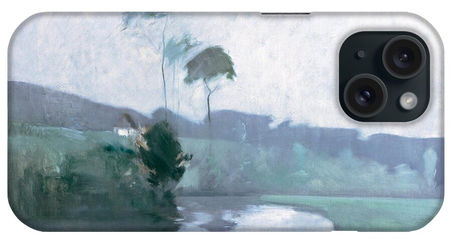 John Henry Twachtman iPhone Case featuring the painting Springtime by John Henry Twachtman