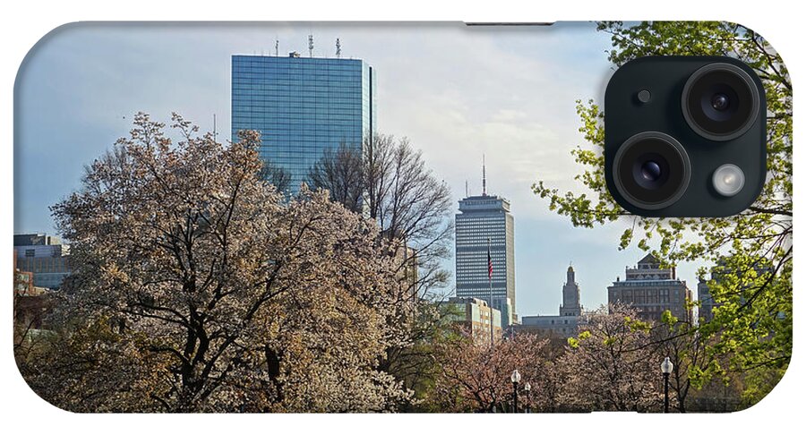 Boston iPhone Case featuring the photograph Springtime on Boston Common Boston MA by Toby McGuire
