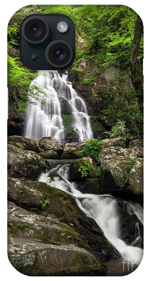 Outdoors iPhone Case featuring the photograph Spruce Flats Falls - D009919 by Daniel Dempster