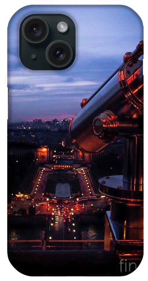 Paris iPhone Case featuring the photograph Spyglass Over Paris by Marina McLain