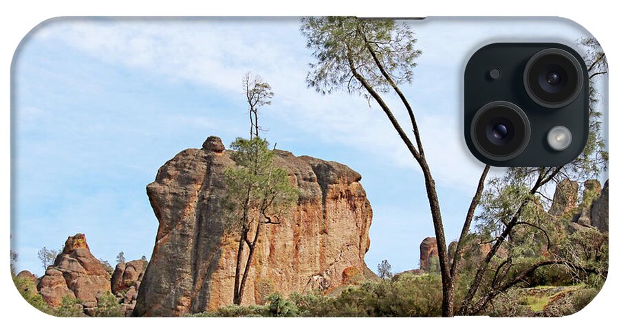 Pinnacles National Park iPhone Case featuring the photograph Square Rock Formation by Art Block Collections