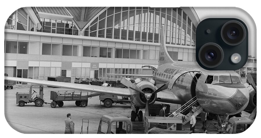 Aircraft iPhone Case featuring the photograph St. Louis Missouri Airport by C.S. Bauer/ClassicStock