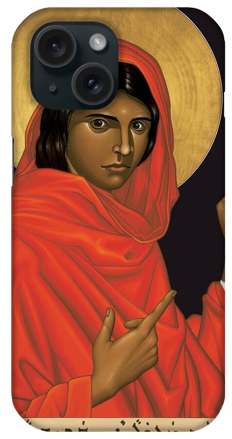 St. Mary Magdalene iPhone Case featuring the painting St. Mary Magdalene - RLMAM by Br Robert Lentz OFM