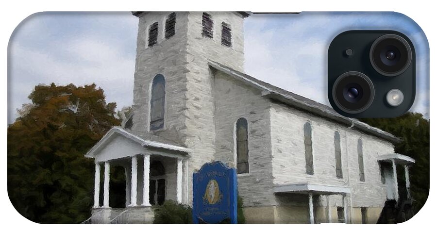 Saint Clair iPhone Case featuring the photograph St Nicholas Church Saint Clair Pennsylvania by David Dehner