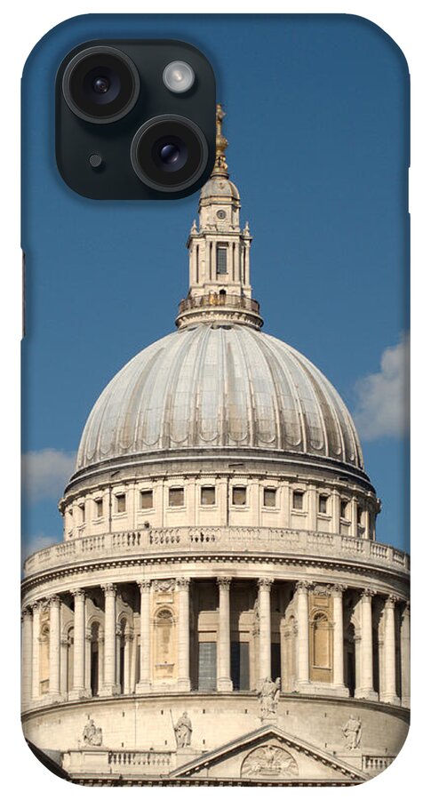 St Pauls iPhone Case featuring the photograph St Pauls Cathedral from the South by Chris Day