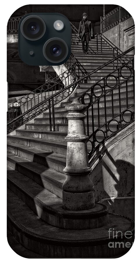 Stair iPhone Case featuring the photograph Stairs in the Markethall by Heiko Koehrer-Wagner