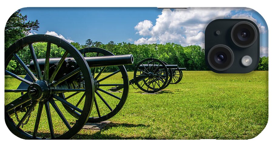 Cannons iPhone Case featuring the photograph Standing Guard by James L Bartlett
