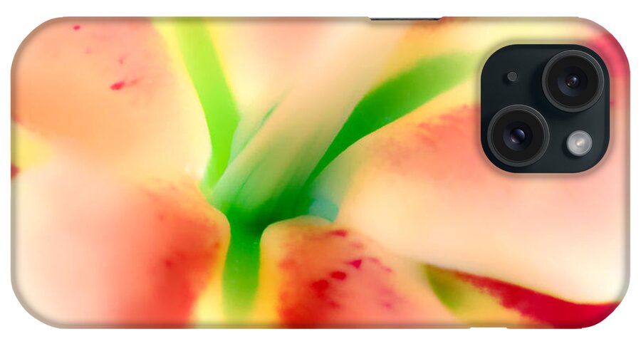 Flower iPhone Case featuring the digital art Stargazer Seduction by Vicki Hone Smith