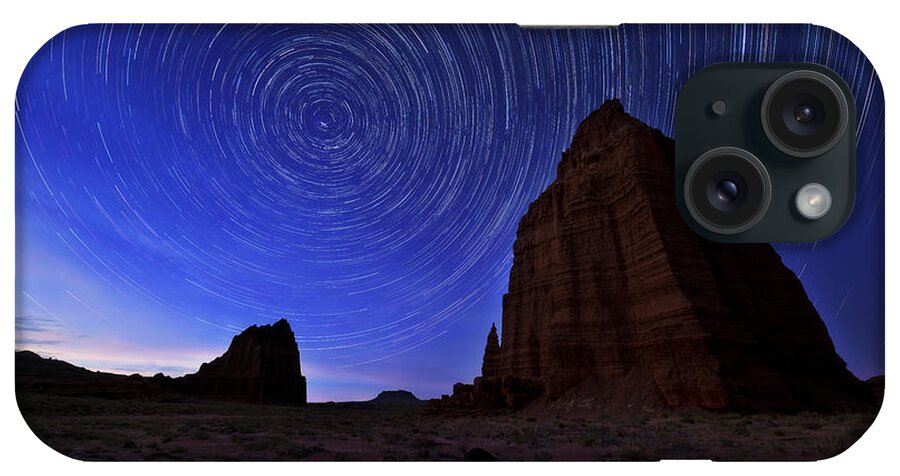 Stars Above The Moon iPhone Case featuring the photograph Stars Above the Moon by Chad Dutson
