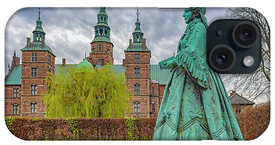 Denmark iPhone Case featuring the photograph Statue at Rosenborg Castle by Antony McAulay