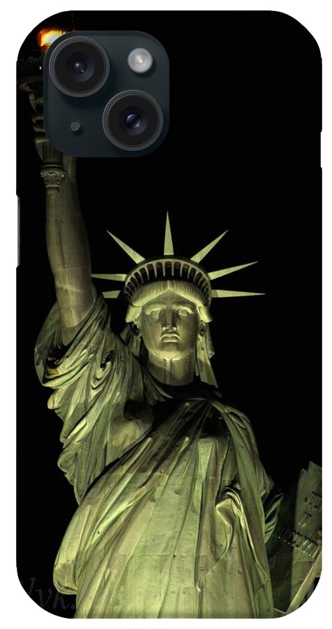 Statue Of Liberty iPhone Case featuring the photograph Statue of liberty by Lily K
