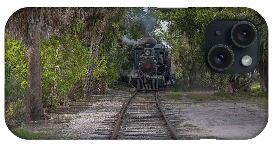 Train iPhone Case featuring the photograph Steaming Down the Tracks by Dale Powell