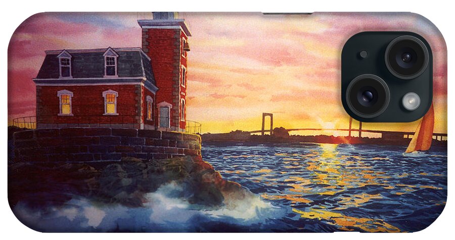 Steppingstone iPhone Case featuring the painting Steppingstones Light by Marguerite Chadwick-Juner