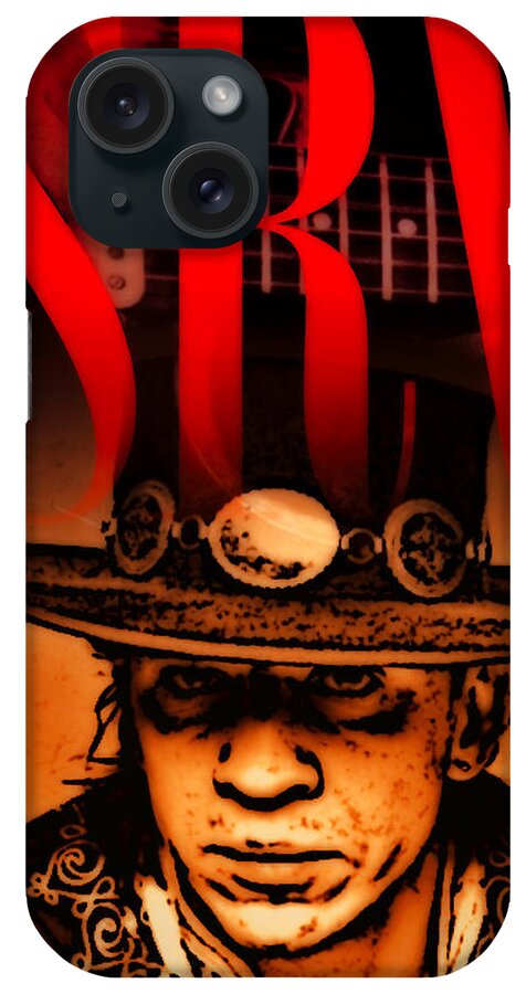 Stevie Ray Vaughn iPhone Case featuring the digital art Stevie Ray by Stephen Anderson