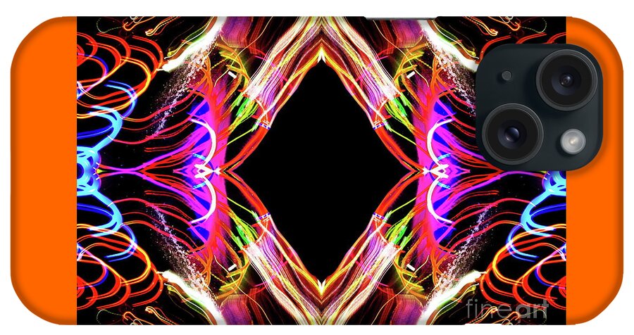 All New Original Image Using The Same Camera Toss Photograph ( Recent Series ) And A Few Minor Modifications...awsome iPhone Case featuring the photograph Still having fun by Priscilla Batzell Expressionist Art Studio Gallery
