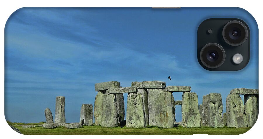Stonehenge Druid Magic Celtic Solstice Ancient iPhone Case featuring the photograph Stonehenge by Nora Martinez