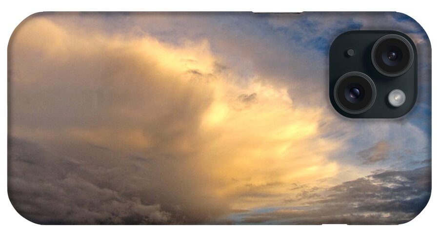 Cloud iPhone Case featuring the photograph Storm approach by Sean Griffin