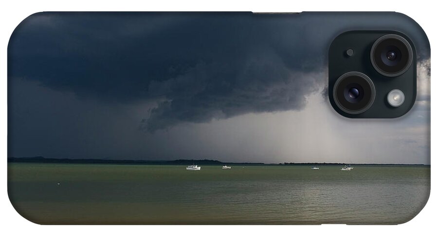  iPhone Case featuring the photograph Storm Approaching by Werner Padarin