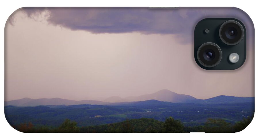 Nature iPhone Case featuring the photograph Storm at Lewis Fork Overlook by Cathy Lindsey
