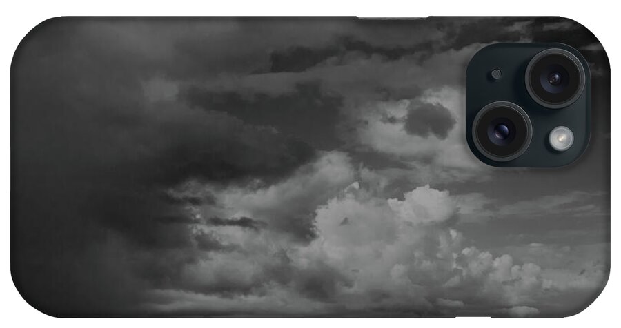 Storm Clouds Over Ocean iPhone Case featuring the photograph Storm Clouds Over Ocean #1 by Paul Rebmann