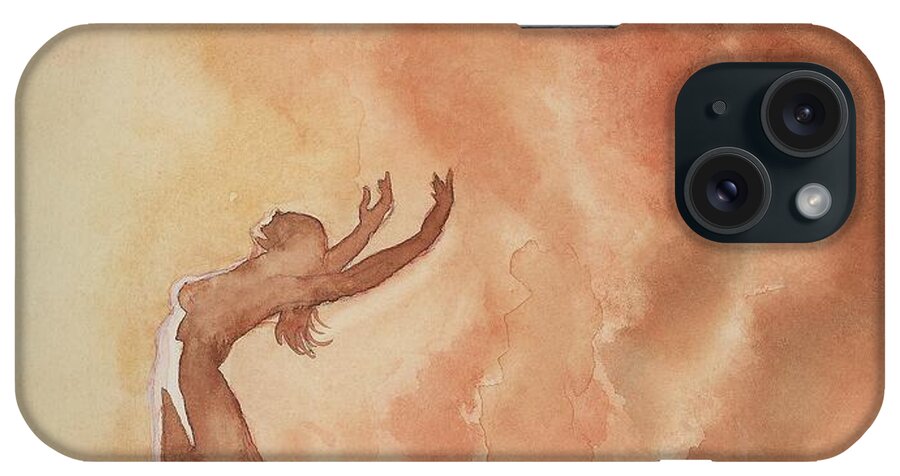Dream Image iPhone Case featuring the painting Storm Dancer by Victoria Lisi