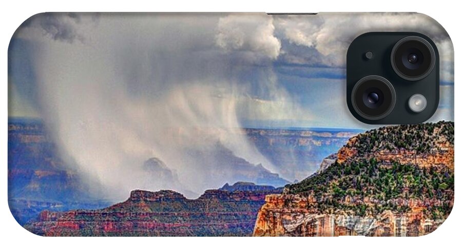  iPhone Case featuring the photograph Storm Grand Canyon by John Johnson