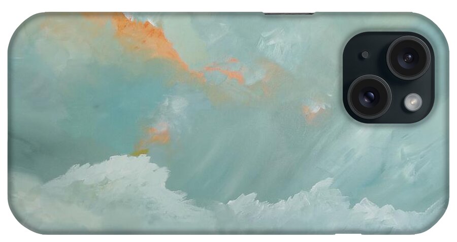 Clouds iPhone Case featuring the painting Storm by Kat McClure
