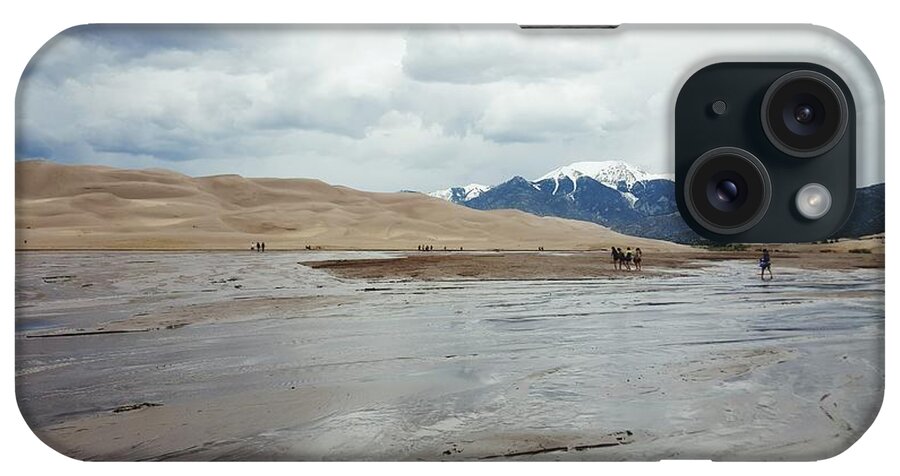 Great Sand Dunes National Park iPhone Case featuring the photograph Storm over Sand Dunes by William Slider