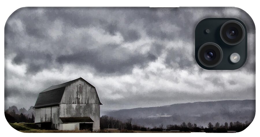Barn iPhone Case featuring the photograph Storm's Comin' by Monroe Payne
